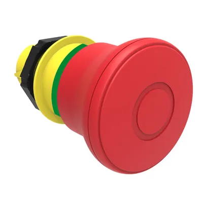 Buton Ciuperca Ø22mm Platinum Series, Latch, Pull To Release, Ø40mm. For Emergency Stopping. Iso 13850. Red