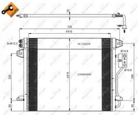 Radiator clima AC CHRYSLER VOYAGER V 2.8D-3.8 dupa 2007