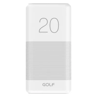 Baterie Externa, power bank 20000mAh Alb, Golf