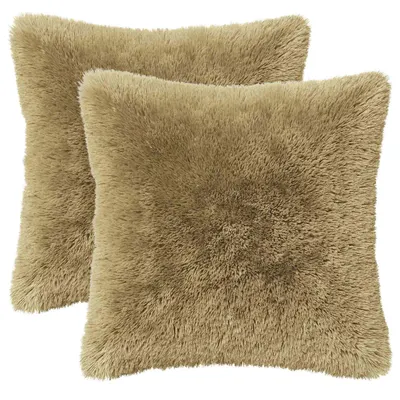 vidaXL Pernă cu pernă HEERLEN 12 buc. Gri deschis Fleece PV