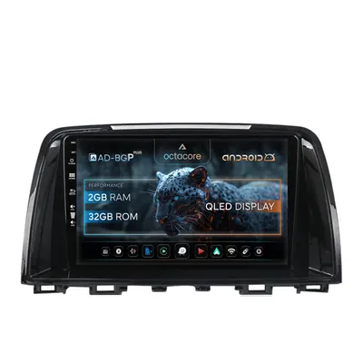 Navigatie Mazda 6 (2013-2015), Android, P-Octacore 2GB RAM + 32GB ROM, 9 Inch - AD-BGP9002+AD-BGRKIT328v2