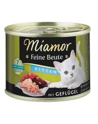 MIAMOR Feine Beute Kitten Poultry hrana pisoi, cu pasare 185g