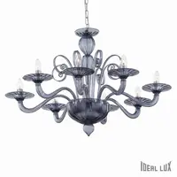 candelabru Armani, 8 becuri, dulie E14, D:920 mm, H:850/1300 mm, Gri