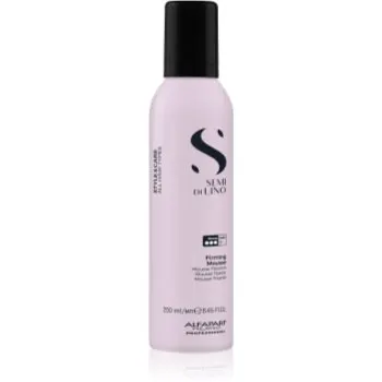 Alfaparf Milano Semi di Lino Style&Care Firming mousse spuma pentru fixare puternica pentru păr