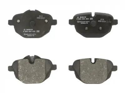 Set placute frana Spate potrivit BMW 3 (E30), 5 (E28), 5 (F10), 5 (F11), 5 (G30, F90), 5 (G31), 6 (E24), 6 GRAN TURISMO (G32), 7 (G11, G12), I8 (I12), I8 (I15) 1.5H-Electric 06.81