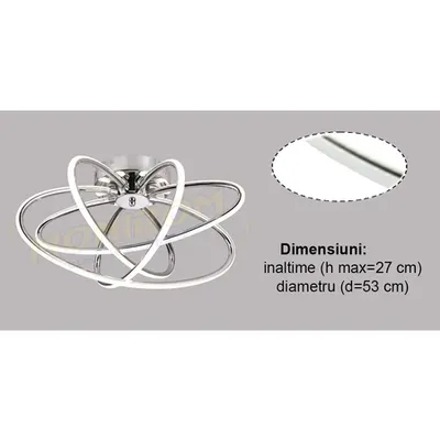 LED – Lustra 0153 – 80w/4000k (9609-4)
