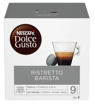 Capsule de cafea NESCAFE Dolce Gusto - Ristretto Barista, 16 băuturi