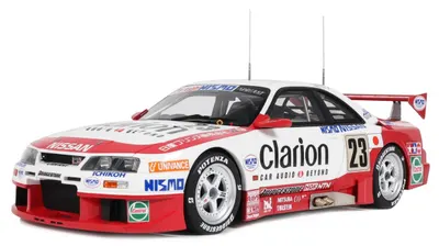Model de colecție OTTOMobile Mașini de curse - NISMO GT-R LM #23 K. Hoshino/M. Hasemi /T. Suzuki 24h Le Mans 1996 White