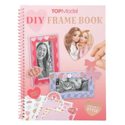 Carte cu rame foto si stickere, Depesche, TopModel, Dyi Frame Book