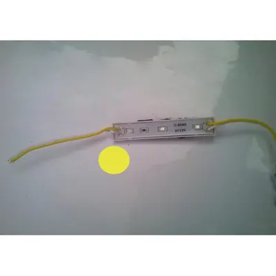 Modul 3 SMD 2835 12V lumina galbena