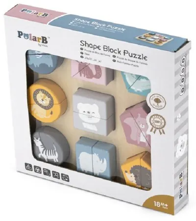 Puzzle educațional Viga - Polar B, Animale