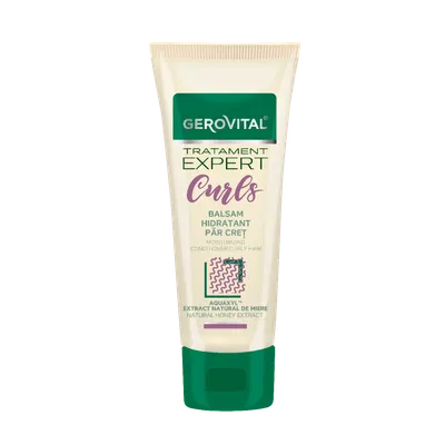 Balsam hidratant pentru par cret Tratament Expert, 150ml, Gerovital