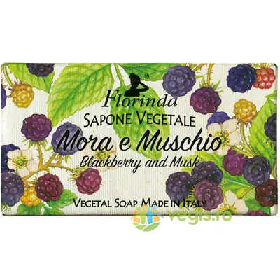 Sapun Vegetal Florinda cu Parfum de Mure si Mosc 100g