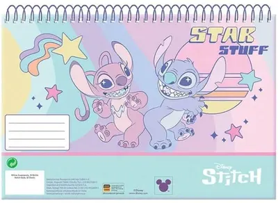 Caiet spiralat Undercover - Stitch, A4, 30 de coli