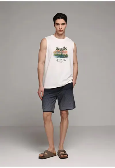 Short De Plaja Barbati Albastru Marin - Ocean Blue