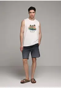 Short De Plaja Barbati Albastru Marin - Ocean Blue