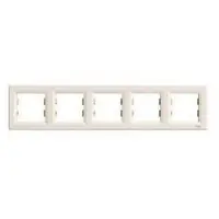 Rama 5 posturi crem Schneider Asfora EPH5800523
