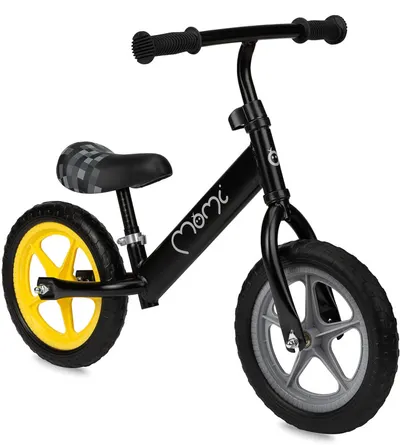 Bicicleta de echilibru MoMi - Fleet, negru