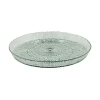 Platou verde din sticlă ø 30 cm Kusintha – Bitz