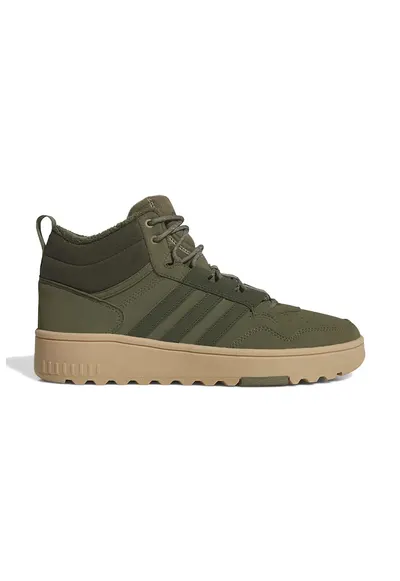 Pantofi mid-high de iarna Hoops 4.0 pentru baschet - Verde feriga