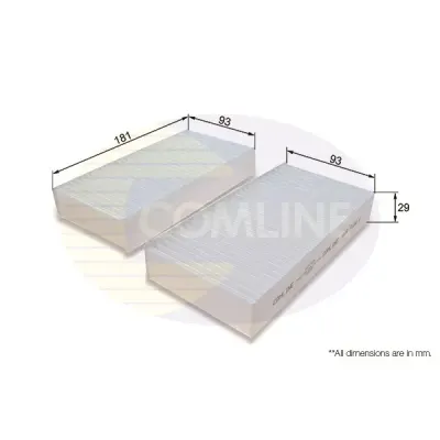 Filtru, aer habitaclu COMLINE EKF340-2