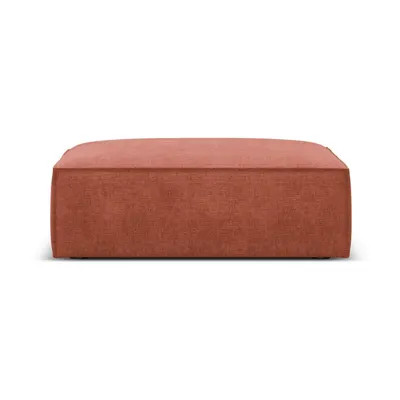 Taburet cărămiziu cu tapițerie din chenille Vanda – Mazzini Sofas