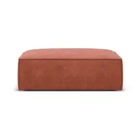 Taburet cărămiziu cu tapițerie din chenille Vanda – Mazzini Sofas