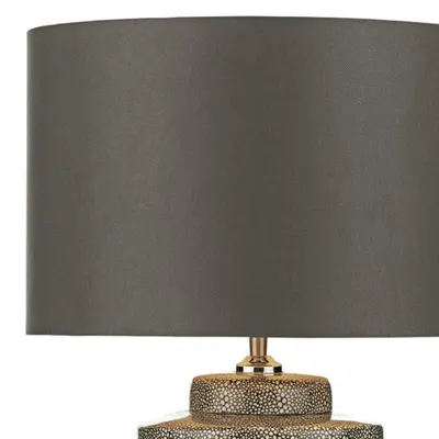 Veioza Igor Table Lamp Grey Shagreen Base Only