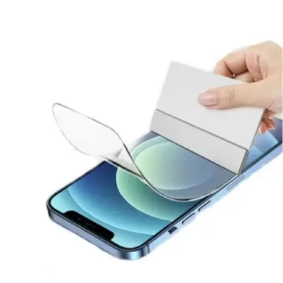 Folie Silicon 3D Self-Repair Clear Lemontti pentru Oppo Reno7 Lite 5G, Transparenta