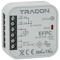 Controler LED, radio, in doza de aparataj, 1 canal 10-14 VDC, 2x5 A, 868.32 MHz