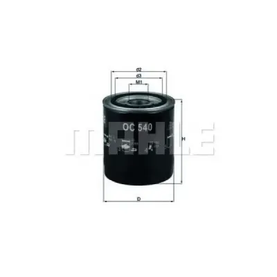 Filtru ulei MAHLE ORIGINAL OC 540