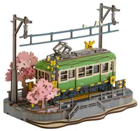 Puzzle 3D din lemn Robo Time din 223 piese - Excursie la florile de cireș