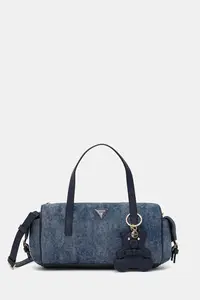 Guess geantă crossbody pentru femei din denim KASSIE