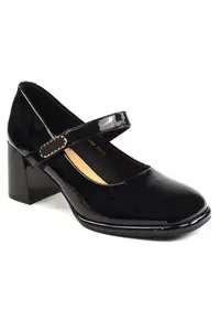 Pantofi dama piele naturala 91295 - Negru