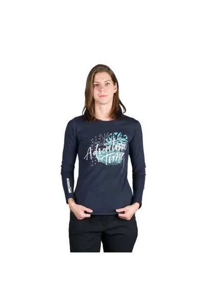 Women's organic cotton T-shirt DIYA - Blue nights