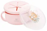 Bol pentru gustare Kikka Boo - Savanna, 2 in 1, Pink