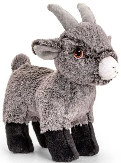 Jucarie ecologica de plus Keel Toys Keeleco - Caprita, 20 cm