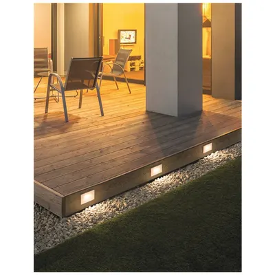 Lampa trepte COVE Mat Alb Aluminiu turnat Aluminiu & Sticla Diffuser LED 1.5 Wat 105Lm 3000K 200-240 Volt Beam Angle 120o IP54