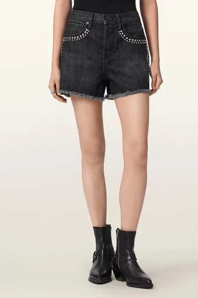 AllSaints pantaloni scurți pentru femei, din denim HEIDI