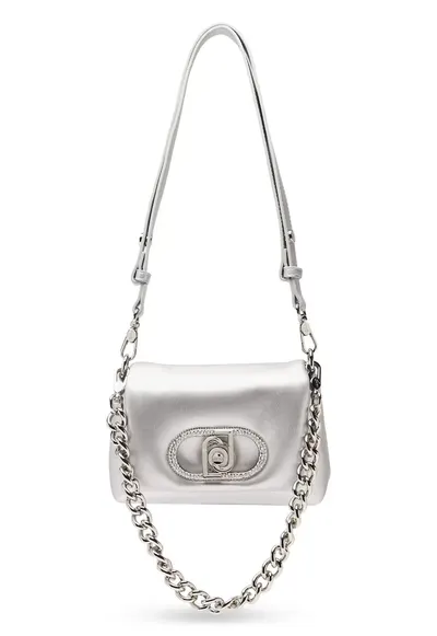 Geanta crossbody mica Lapuffy - Argintiu