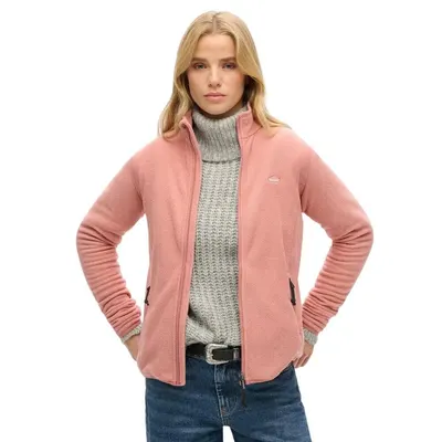 Fleece cu fermoar Superdry pentru femei