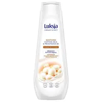 Gel spuma de baie Creamy & Soft Soothing cu lapte BBC si provitamina B5, Luksja | 900 ml