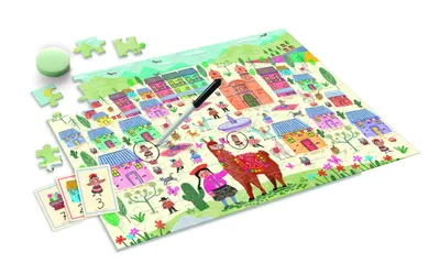 Puzzle educativ - Agerino: Puzzle numaratoare