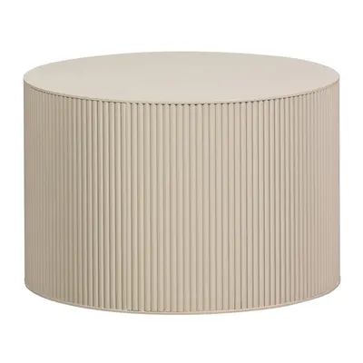 Măsuță de cafea bej rotundă ø 60 cm Sanne – WOOOD