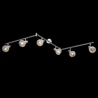 Lustra 6xe14 Julie Nichel Satin/aluminiu