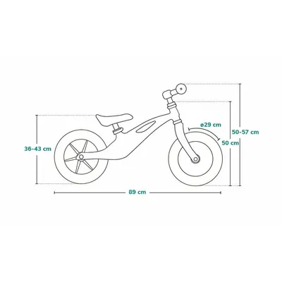 Bicicleta copii fara pedale Lionelo Bart Tour Grey Stone 12 inch, roti spuma PU, constructie din magneziu, scaun si ghidon reglabile pe inaltime, greutate maxima suportata 30 kg, maner de transport, de la 2 ani