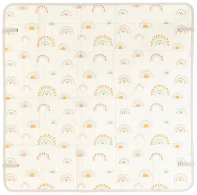 Salteluță pliabilă moale din spumă Infantino – 147 x 147 cm, curcubeu