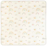 Salteluță pliabilă moale din spumă Infantino – 147 x 147 cm, curcubeu