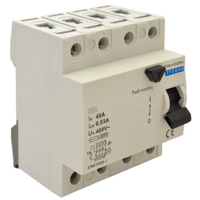 Bloc cu protecţie diferenţiala 4 poli G/A 25A, 30mA, 10kA, G/A (ÖVE E 8601)