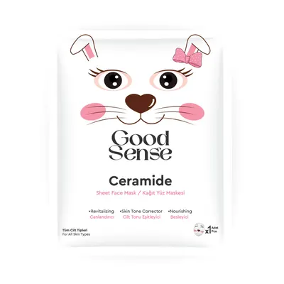 Mască Facială cu Ceramide pentru Ten Uscat și Sensibil Good Sense Rabbit